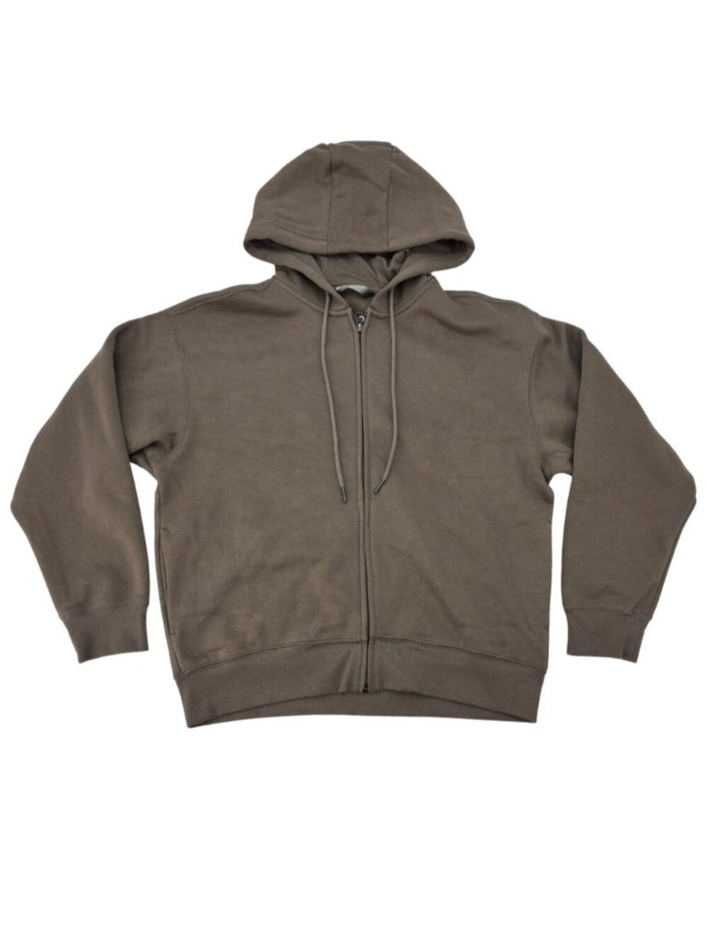 Tuff Athletics Women's Full Zip Hoodie | Tan | Size Small **NEW